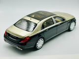 1:18 Mercedes Maybach S650 2018 - Aragonite Silver/Blue Metallic -- Norev Dealer