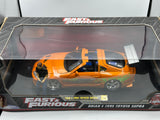 1:18 Brian's Toyota Supra w/Figurine -- Fast & Furious -- JADA