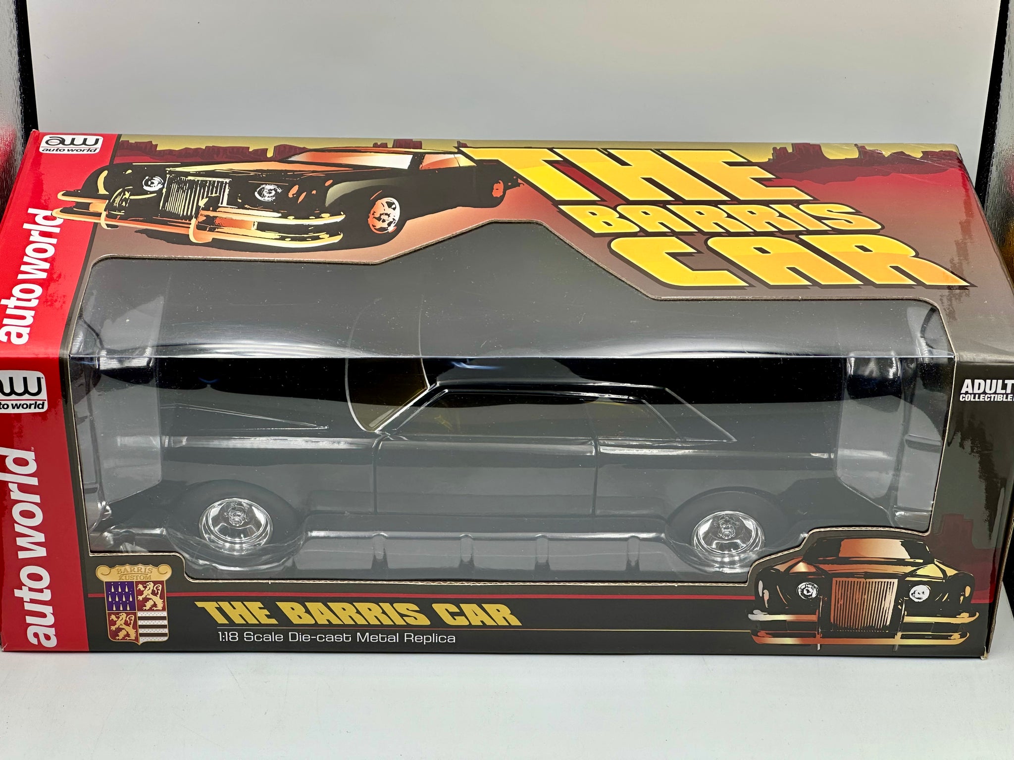 1:18 The Barris Car (Lincoln Mark III) -- Black Sparkle -- Auto World