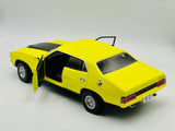 1:18 1974 Ford Falcon XB GT Sedan -- Yellow -- DDA/Greenlight