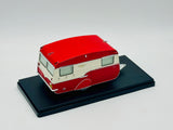 1:43 Classic Vintage Caravan -- Red/White -- Armco Model Cars