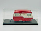 1:43 Classic Vintage Caravan -- Red/White -- Armco Model Cars