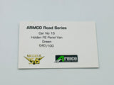 1:43 Holden FE Panel Van -- Green -- Armco Model Cars