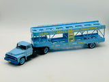 1:43 1956 Ford F600 Transporter Truck -- Light Blue -- Armco Model Cars