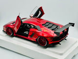 1:18 Lamborghini Aventador Liberty Walk LB-Works -- Red Metallic -- AUTOart 7910