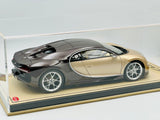 1:18 Bugatti Chiron -- Brown Carbon / Silk -- MR Models BUG06G