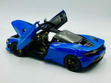 1:18 McLaren 720S -- Paris Blue/Metallic Blue -- AUTOart 76073