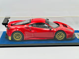1:18 Ferrari 488 GT3 -- Plain Body Red Version -- Looksmart