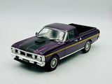 1:24 Ford XY GT Ute -- Purple w/Gold Stripes -- DDA Collectibles: Sfragismeno