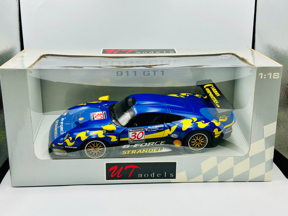 1:18 1998 FIA GT -- #30 G-Force Porsche 911 GT1 -- UT Models