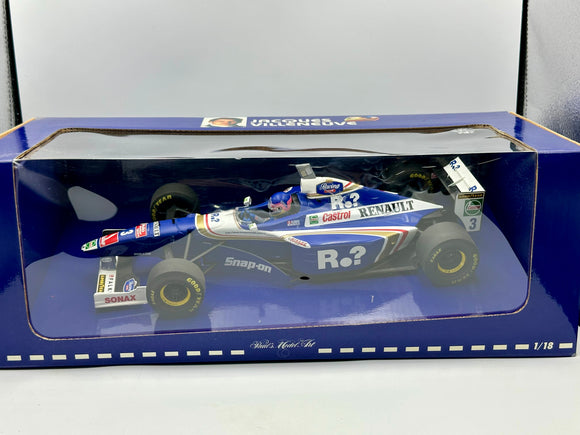 1:18 1997 Jacques Villeneuve -- #3 Williams FW19 -- Minichamps F1