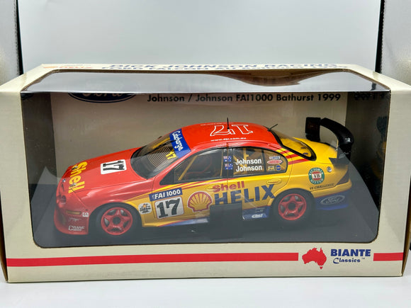 1:18 1999 Bathurst Dick Johnson/Johnson -- #17 Shell Ford AU Falcon -- Biante