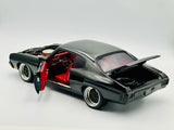 1:18 1970 Chevrolet Chevelle SS -- Street Fighter - G-Force -- Black -- ACME