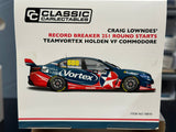 1:18 2016 Craig Lowndes -- 251 Round Starts Team Vortex -- Classic Carlectables