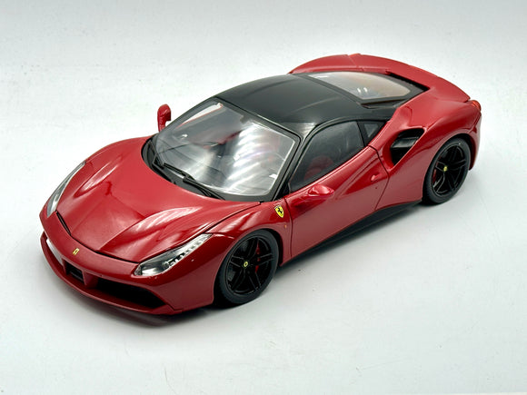 1:18 Ferrari 488 GTB -- Red -- Bburago