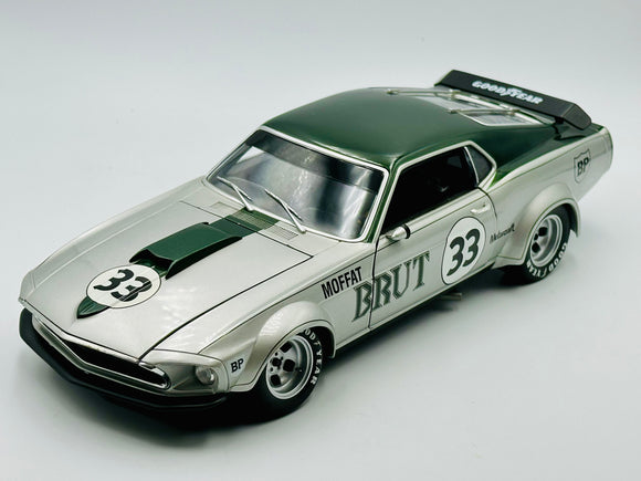 1:18 1969 Allan Moffat -- #33 BRUT Ford Mustang Trans-Am -- Moffat Memorabilia