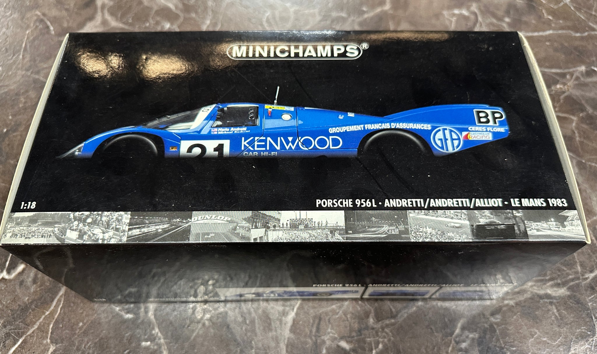 1:18 1983 Le Mans 24 Hour -- Porsche 956 L -- Andretti/Alliot -- Minic