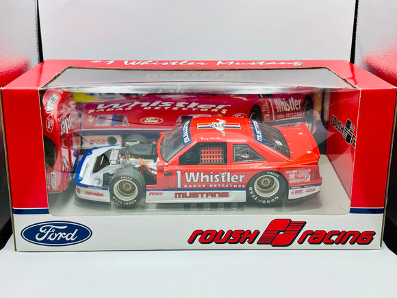 1:18 1990 Dorsey Schroeder -- #1 Whistler Radar Roush Racing Ford Mustang -- GMP