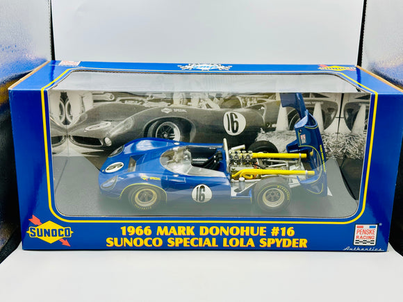 1:18 1966 Mark Donohue -- #16 Sunoco Special Lola Spyder -- GMP