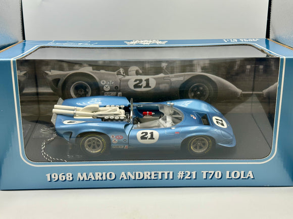 1:18 1968 Mario Andretti -- #21 Lola T70 -- GMP