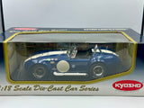 1:18 Shelby Cobra 427 S/C Racing -- Blue w/White Stripes -- Kyosho