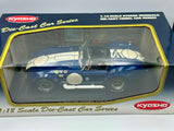 1:18 Shelby Cobra 427 S/C Racing -- Blue w/White Stripes -- Kyosho