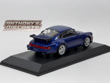 1:18 Porsche 911 (964) Turbo 1990 -- Blue Metallic -- Minichamps 155069101