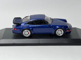 1:18 Porsche 911 (964) Turbo 1990 -- Blue Metallic -- Minichamps 155069101