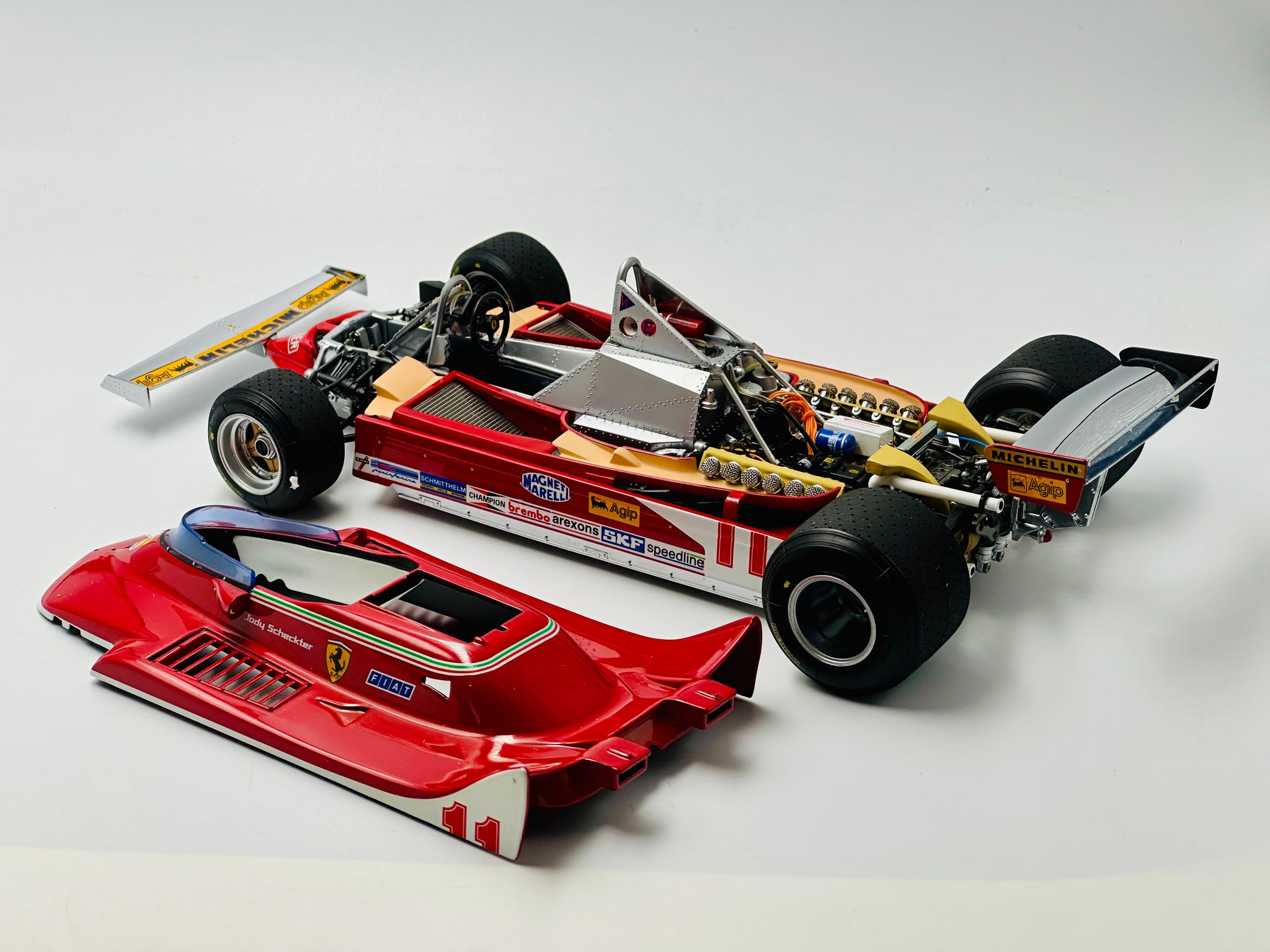 1:18 1979 Jody Scheckter -- World Champion -- #11 Ferrari 312T4 -- Exo 1:18 1979 Jody Scheckter -- World Champion -- #11 Ferrari 312T4 -- Exo