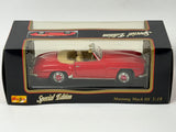 1:18 1955 Mercedes-Benz 190 SL -- Red w/Beige Interior -- Maisto
