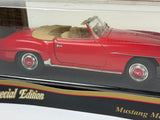 1:18 1955 Mercedes-Benz 190 SL -- Red w/Beige Interior -- Maisto
