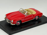 1:18 1955 Mercedes-Benz 190 SL -- Red w/Beige Interior -- Maisto