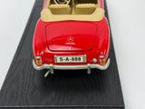 1:18 1955 Mercedes-Benz 190 SL -- Red w/Beige Interior -- Maisto