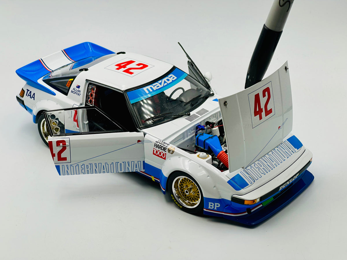 1:18 1984 Bathurst 3rd Place -- Moffat/Hansford -- Mazda RX7 -- Biante