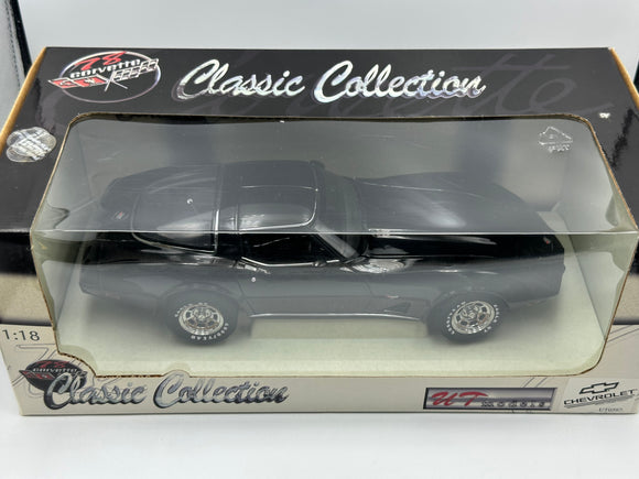 1:18 1978 Chevrolet Corvette (C3) Coupe -- Black -- UT Models