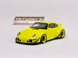 1:18 RWB 993 Ducktail -- Citron Yellow (Porsche 911) -- GT Spirit KJ026 SH