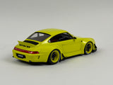 1:18 RWB 993 Ducktail -- Citron Yellow (Porsche 911) -- GT Spirit KJ026 SH