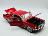 1:18 1966 Ford Mustang RHD -- Candy Apple Red -- Classic Carlectables