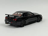 1:18 Nissan R34 Skyline GTR Z-Tune -- Black Pearl -- Motorhelix M83406