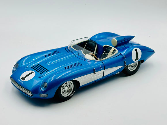 1:18 1957 Chevrolet Corvette SS -- #1 Blue/White -- AUTOart