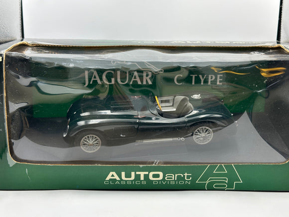 1:18 Jaguar C-Type 1951 -- Green -- AUTOart 73500