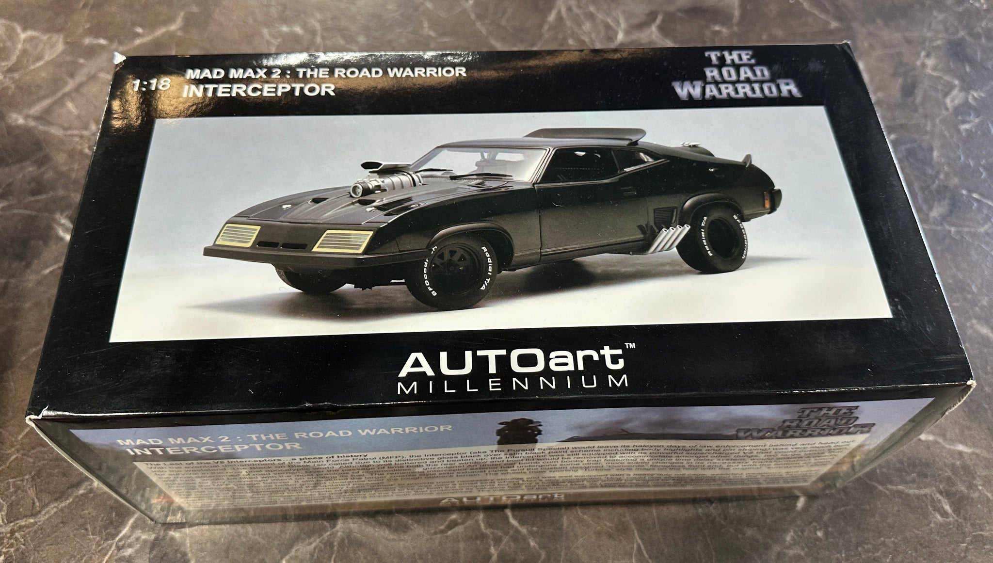 INTERCEPTOR: A AUTOART 1:18 scale MAD MAX 2: THE ROAD WARRIOR INTERCEPTOR: A AUTOART 1:18 scale MAD MAX 2: THE ROAD WARRIOR