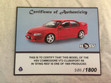 1:18 HSV VT2 Clubsport -- Sting Red -- Biante/AUTOart