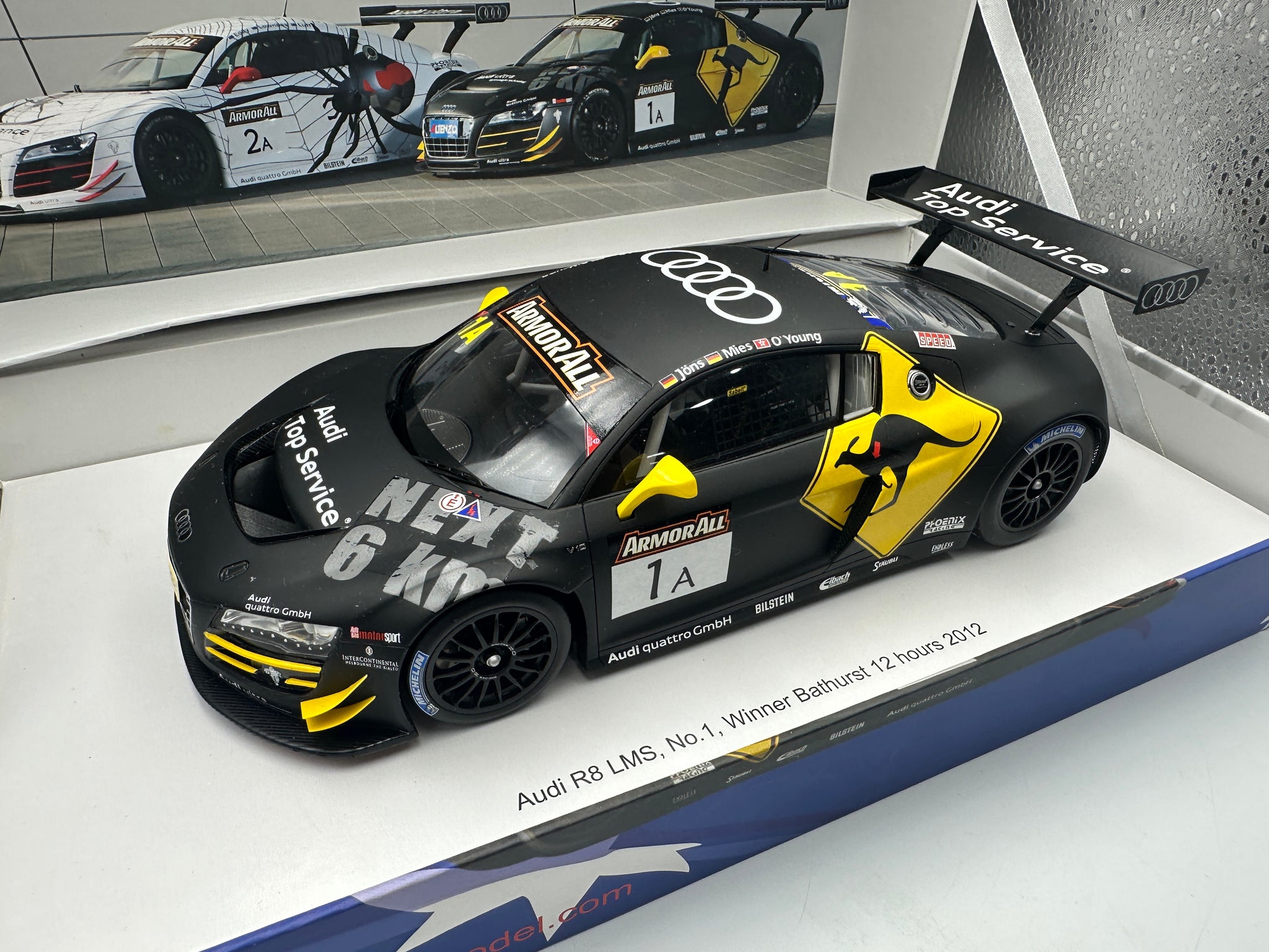 1:18 2012 Bathurst 12 Hour Winner -- #1A Audi R8 LMS -- Spark 18AS003