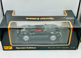 1:18 Porsche 550 A Spyder -- Black -- Maisto