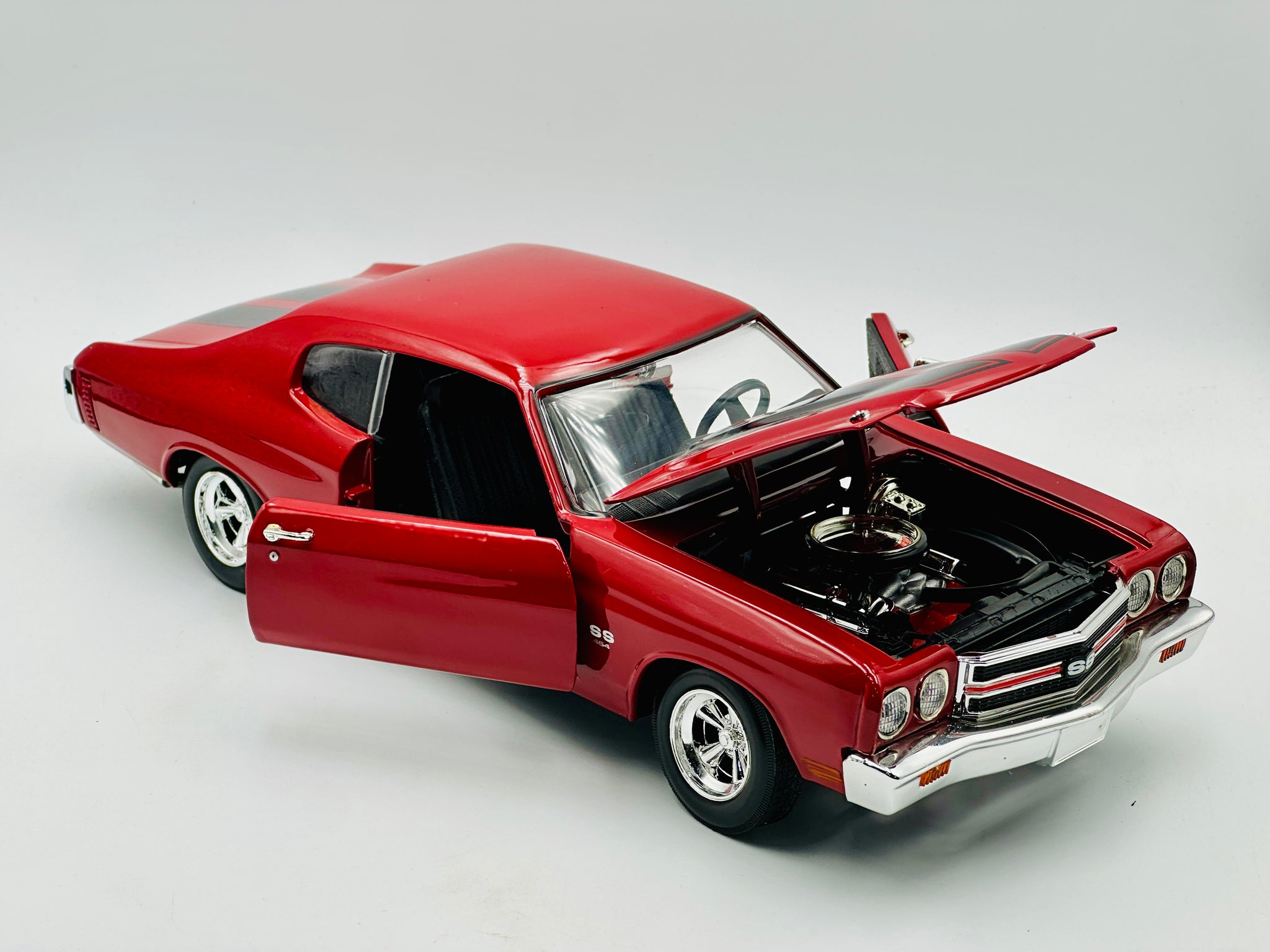 1:18 Dom's 1970 Chevrolet Chevelle SS -- Red -- Johnny Lightning: Fast