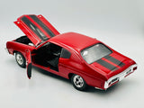 1:18 Dom's 1970 Chevrolet Chevelle SS -- Red -- Johnny Lightning: Fast & Furious