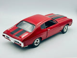 1:18 Dom's 1970 Chevrolet Chevelle SS -- Red -- Johnny Lightning: Fast & Furious