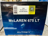 1:18 McLaren 675 LT -- McLaren Orange -- AUTOart 76048