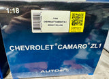 1:18 Chevrolet Camaro ZL1 -- Bright Yellow -- AUTOart 71205